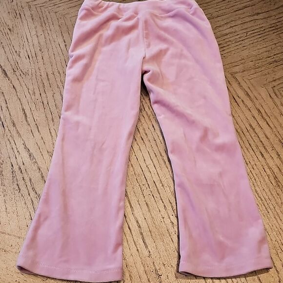 Kids Lavender Velour Pants Size 4T 90 Degree - Picture 10 of 11